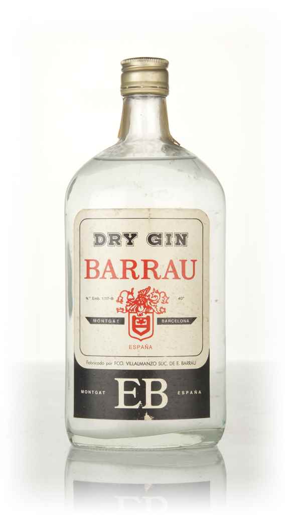 Barrau Dry Gin (1L) - 1970s 100cl product image