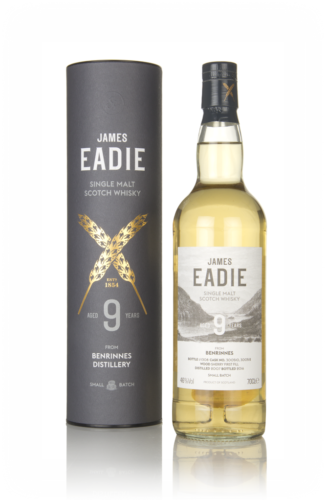 Benrinnes 9 Year Old 2007 (casks 300510 & 300512) - Small Batch (James Eadie) 70cl product image