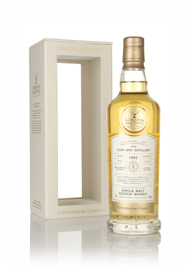 Glen Spey 22 Year Old 1995 (batch 18/024) - Connoisseurs Choice (Gordon & MacPhail) 70cl product image