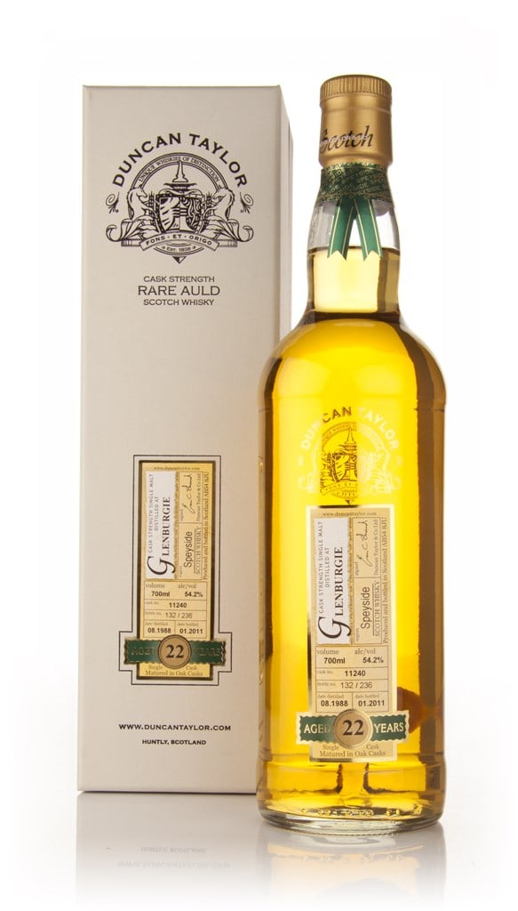 Glenburgie 22 Year Old 1988 Cask 11239 - Rare Auld (Duncan Taylor) 70cl product image
