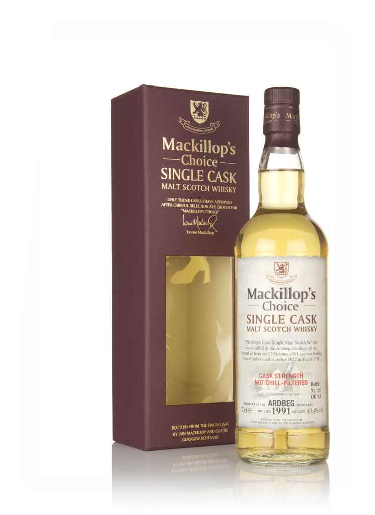 Ardbeg 26 Year Old 1991 (cask 1922) - Mackillop's Choice 70cl product image