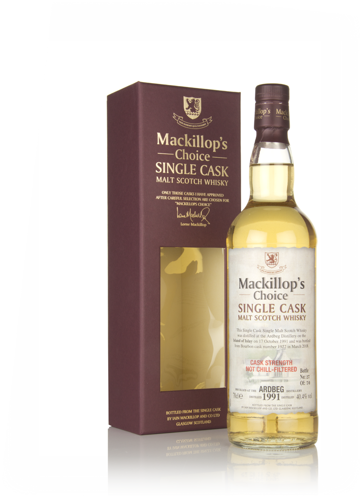 Ardbeg 26 Year Old 1991 (cask 1922) - Mackillop's Choice 70cl product image
