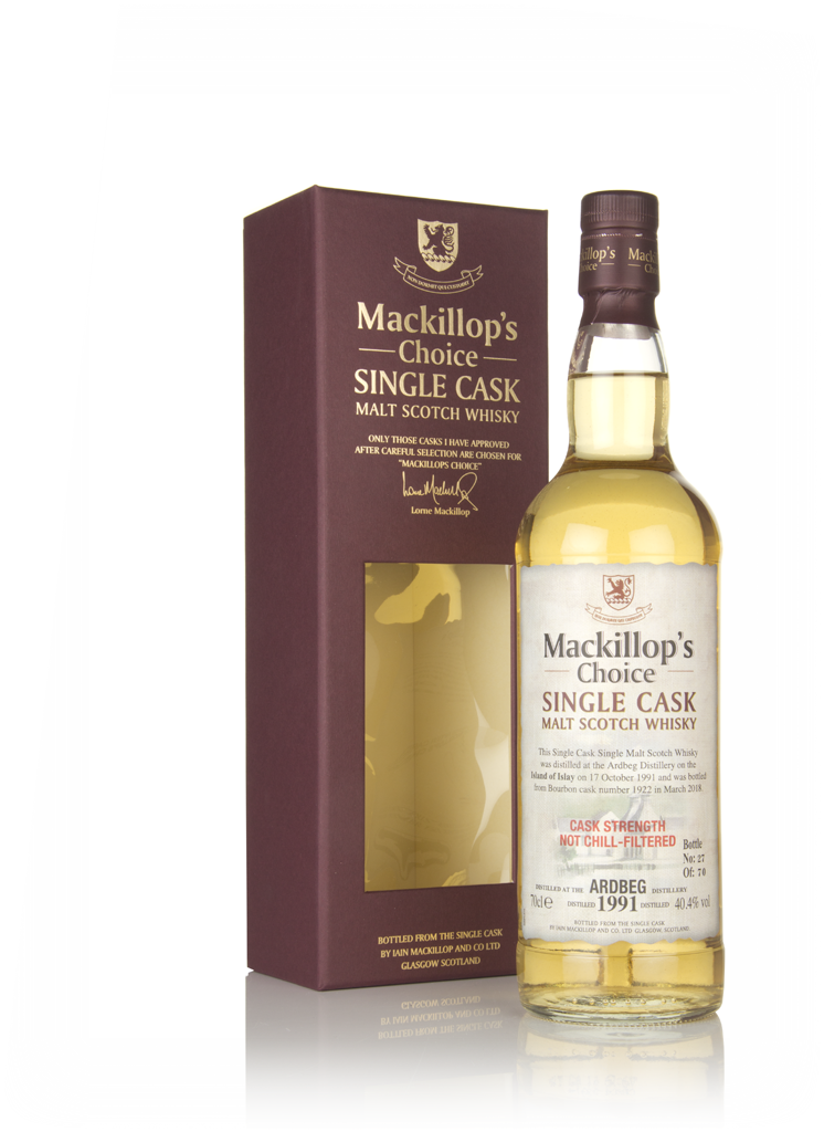 Ardbeg 26 Year Old 1991 (cask 1922) - Mackillop's Choice 70cl product image