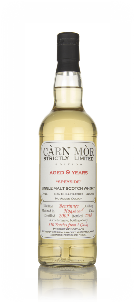 Benrinnes 9 Year Old 2009 - Strictly Limited (Càrn Mòr) 70cl product image