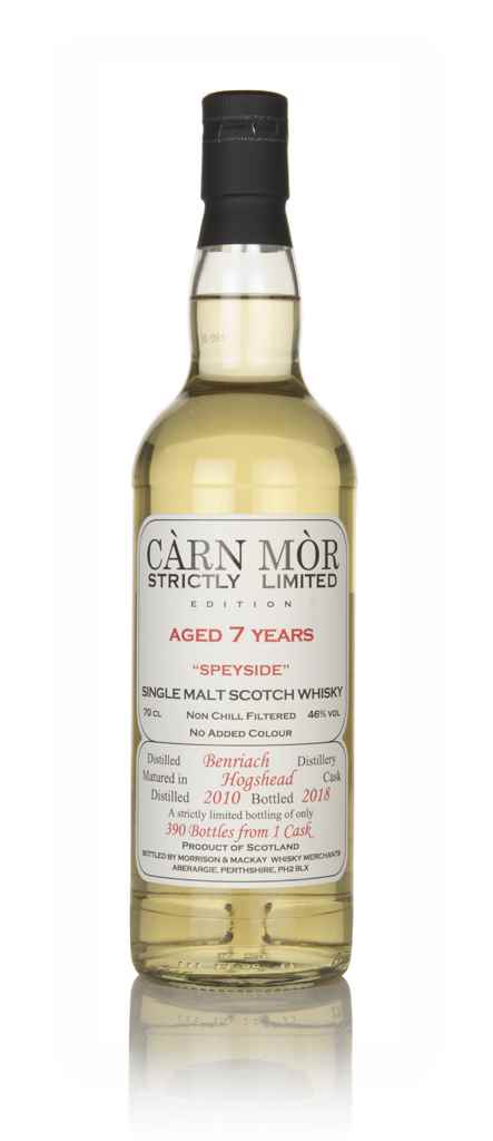 BenRiach 7 Year Old 2010 - Strictly Limited (Càrn Mòr) 70cl product image