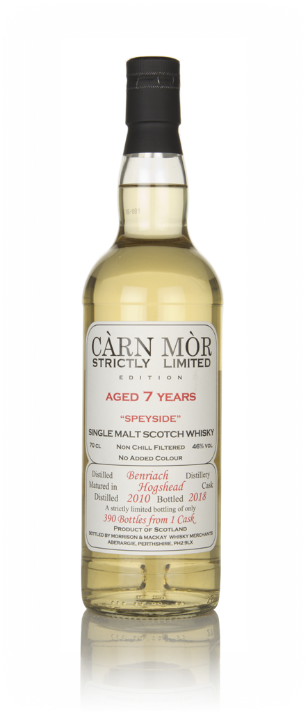 BenRiach 7 Year Old 2010 - Strictly Limited (Càrn Mòr) 70cl product image