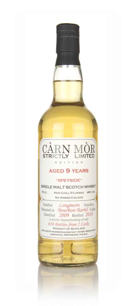 Longmorn 9 Year Old 2009 - Strictly Limited (Càrn Mòr) 70cl product image