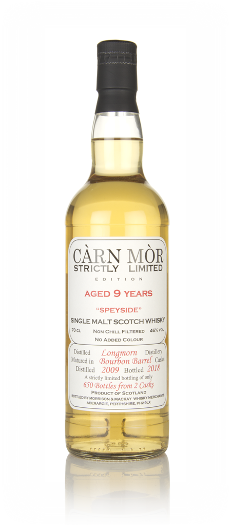 Longmorn 9 Year Old 2009 - Strictly Limited (Càrn Mòr) 70cl product image