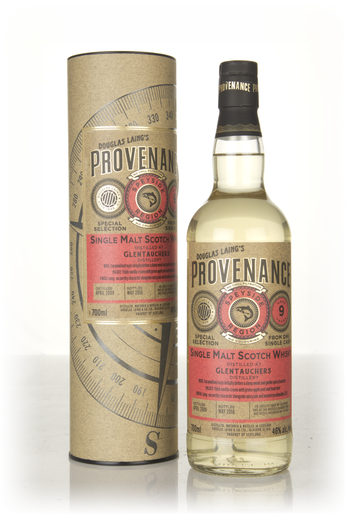 Glentauchers 9 Year Old 2009 (cask 12601) - Provenance (Douglas Laing) 70cl product image