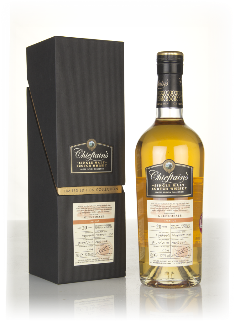 Glenlossie 20 Year Old 1997 (casks 7109 & 7110) - Chieftain's (Ian Macleod) 70cl product image