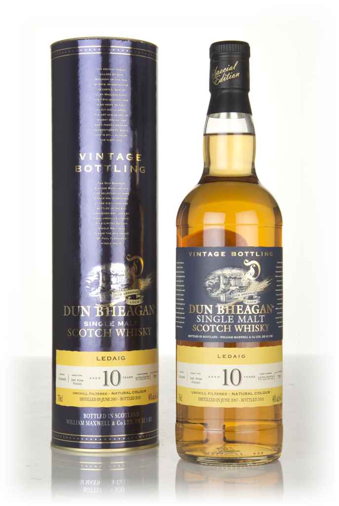 Ledaig 10 Year Old 2007 (cask 92721) - Dun Bheagan (Ian Macleod) 70cl product image