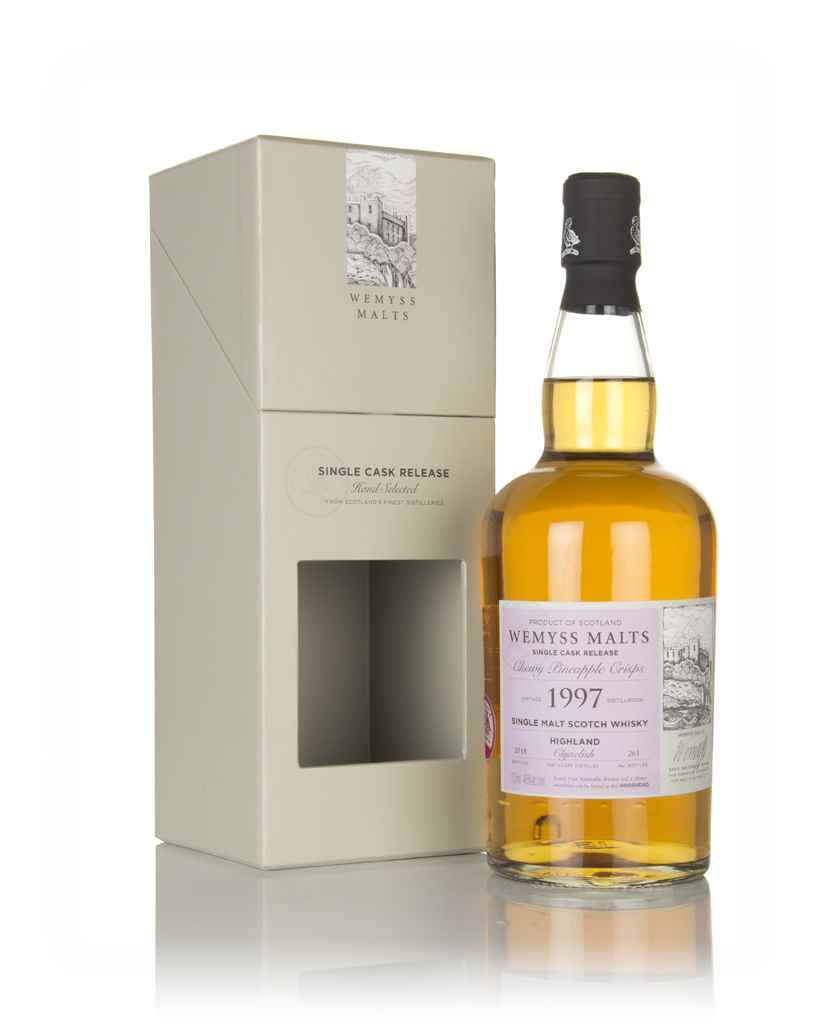 Chewy Pineapple Crisps 1997 (bottled 2018) - Wemyss Malts (Clynelish) 70cl product image