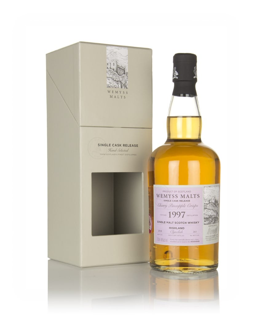 Chewy Pineapple Crisps 1997 (bottled 2018) - Wemyss Malts (Clynelish) 70cl product image