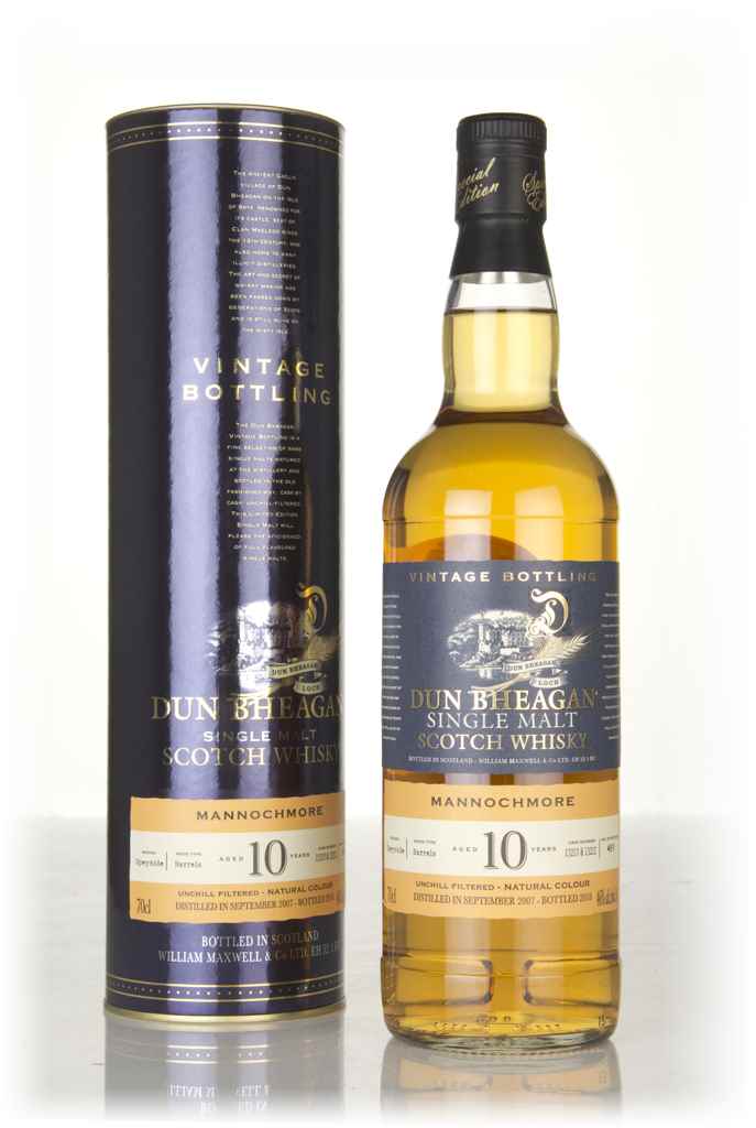 Mannochmore 10 Year Old 2007 (casks 13210 & 13212) - Dun Bheagan (Ian Macleod) 70cl product image