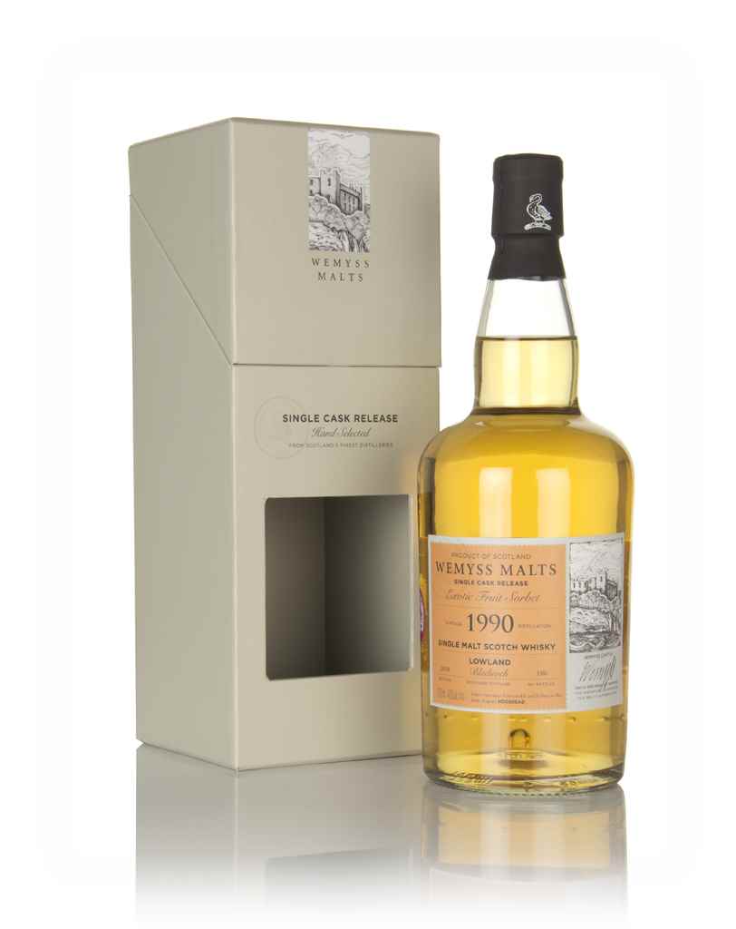 Exotic Fruit Sorbet 1990 (bottled 2018) - Wemyss Malts (Bladnoch) 70cl product image