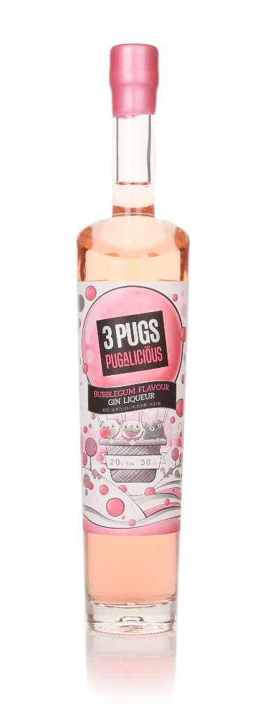 3 Pugs Bubblegum Gin Liqueur 50cl product image