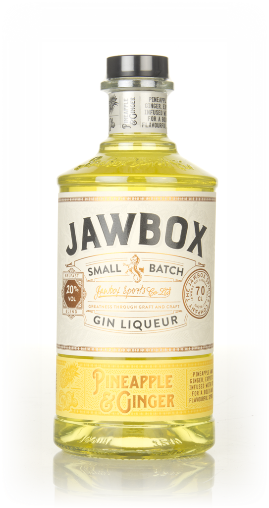 Jawbox Pineapple & Ginger Gin Liqueur 70cl product image