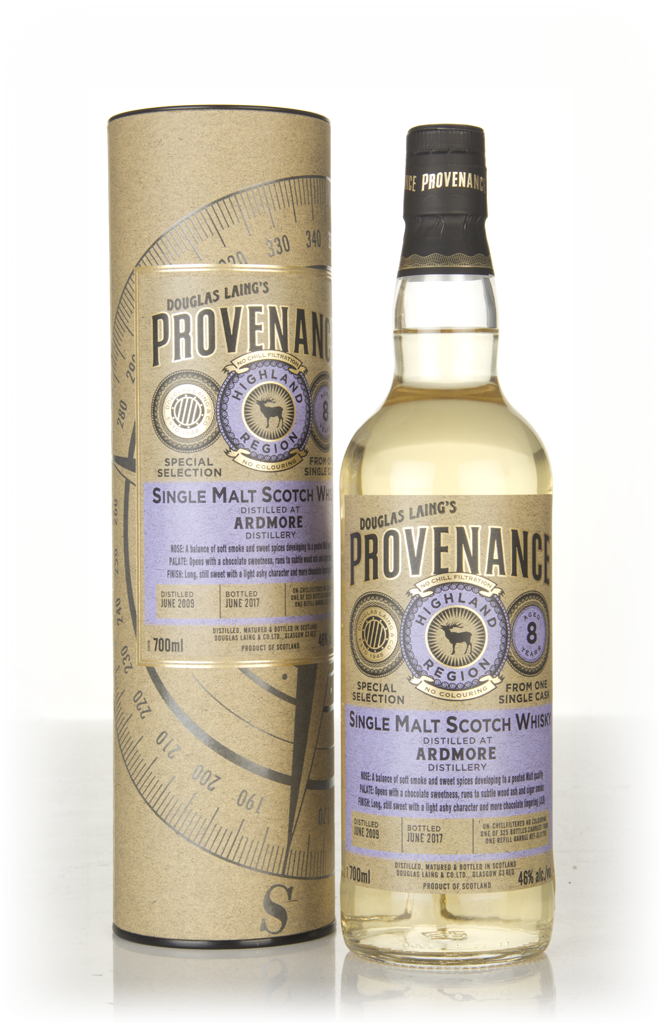 Ardmore 8 Year Old 2009 (cask 11796) - Provenance (Douglas Laing) 70cl product image
