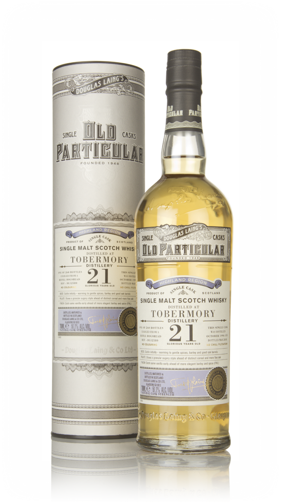 Tobermory 21 Year Old 1996 (cask 12580) - Old Particular (Douglas Laing) 70cl product image
