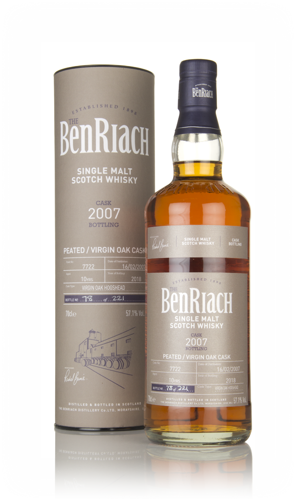 Benriach 10 Year Old 2007 (cask 7722) 70cl product image