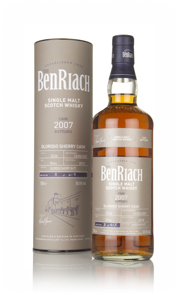 Benriach 10 Year Old 2007 (cask 3236) 70cl product image