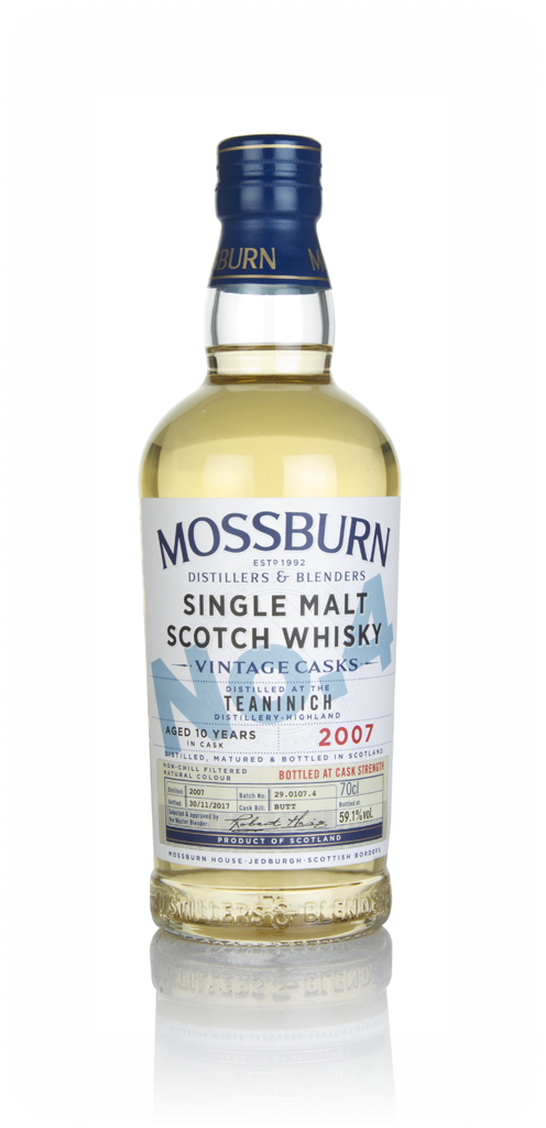 Teaninich 10 Year Old 2007 - Cask Strength (Mossburn) 70cl product image