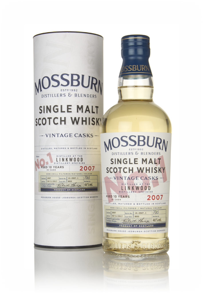 Linkwood 10 Year Old 2007 - Vintage Casks (Mossburn) 70cl product image