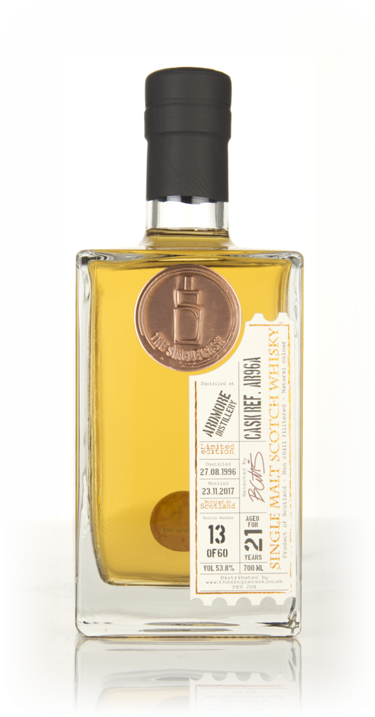 Ardmore 21 Year Old 1996 (cask AR96A) - The Single Cask 70cl product image