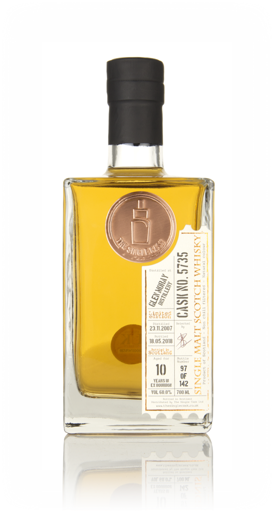 Glen Moray 10 Year Old 2007 (cask 5735) - The Single Cask 70cl product image