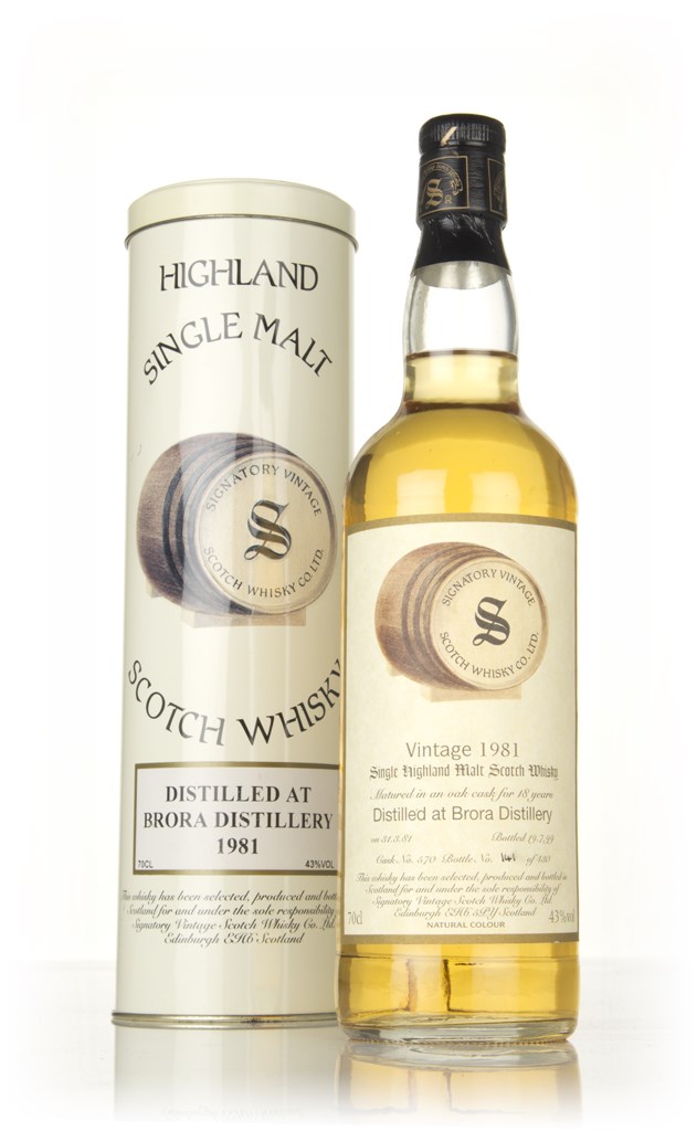 Brora 18 Year Old 1981 (cask 570) - Signatory 70cl product image