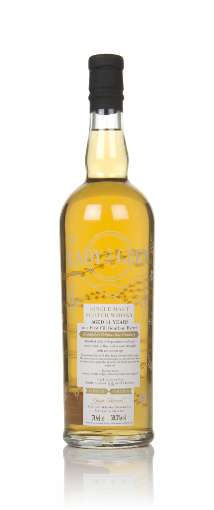 Tullibardine 11 Year Old 2006 (cask 617) - Lady of the Glen (Hannah Whisky Merchants) 70cl product image