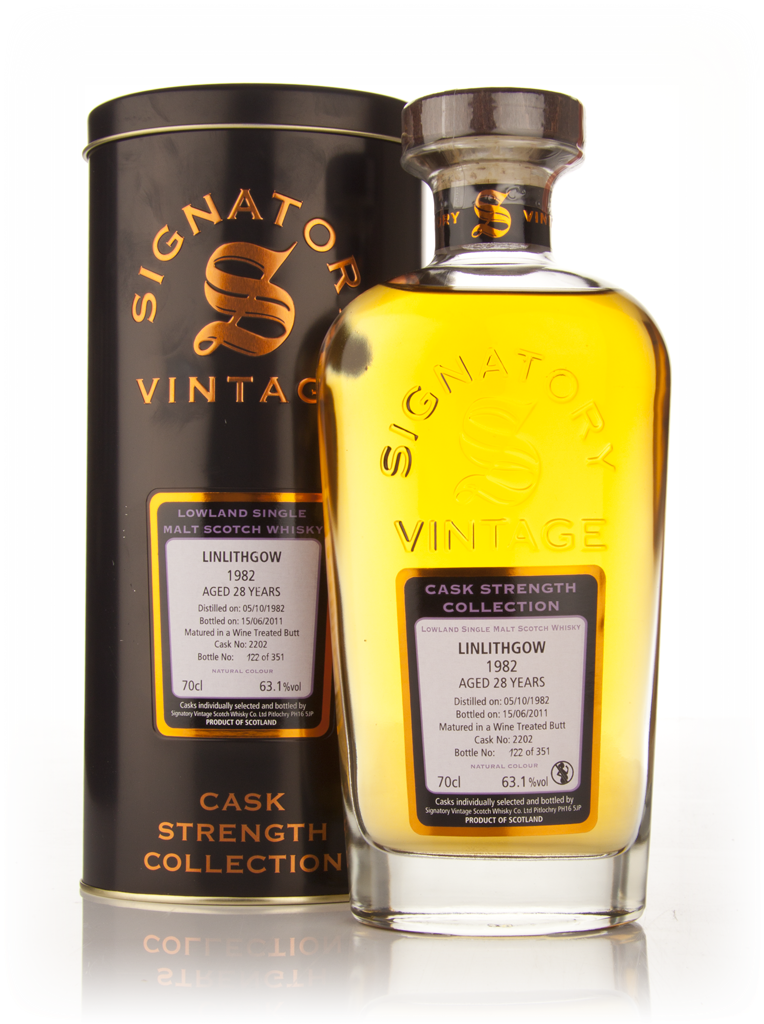 Linlithgow 28 Year Old 1982 Cask 2202 - Cask Strength Collection (Signatory) 70cl product image