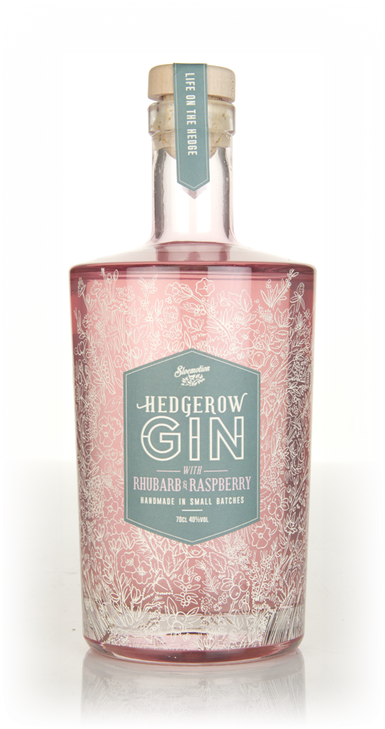 Sloemotion Hedgerow Gin - Rhubarb & Raspberry 70cl product image