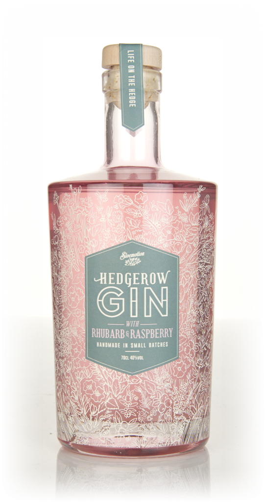 Sloemotion Hedgerow Gin - Rhubarb & Raspberry 70cl product image