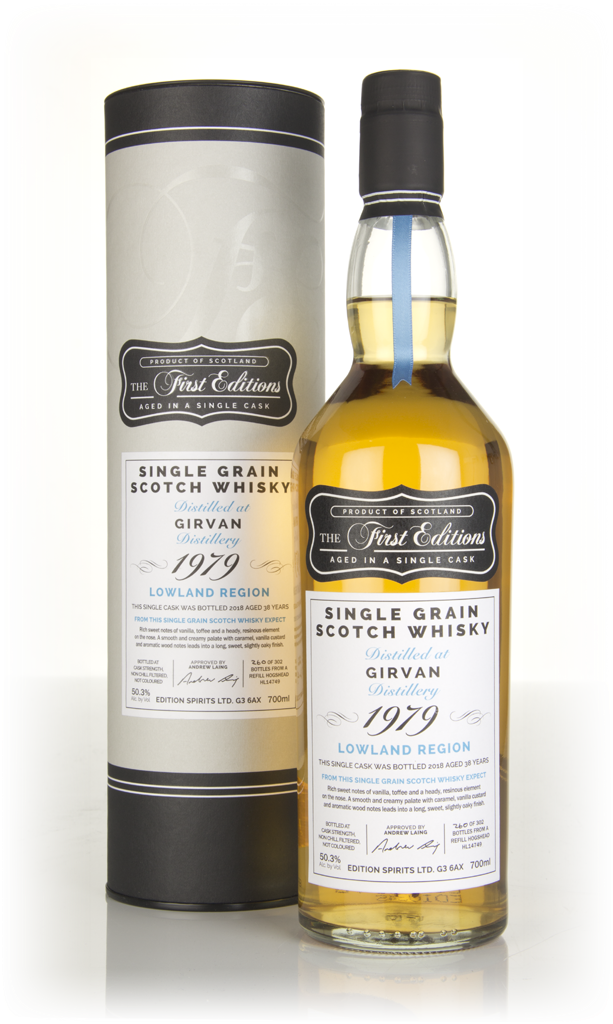 Girvan 38 Year Old 1979 (cask 14749) - The First Editions (Hunter Laing) 70cl product image