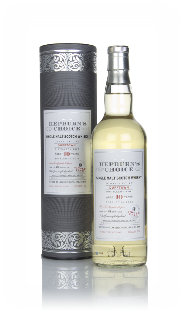 Dufftown 10 Year Old 2007 - Hepburn's Choice (Langside) 70cl product image