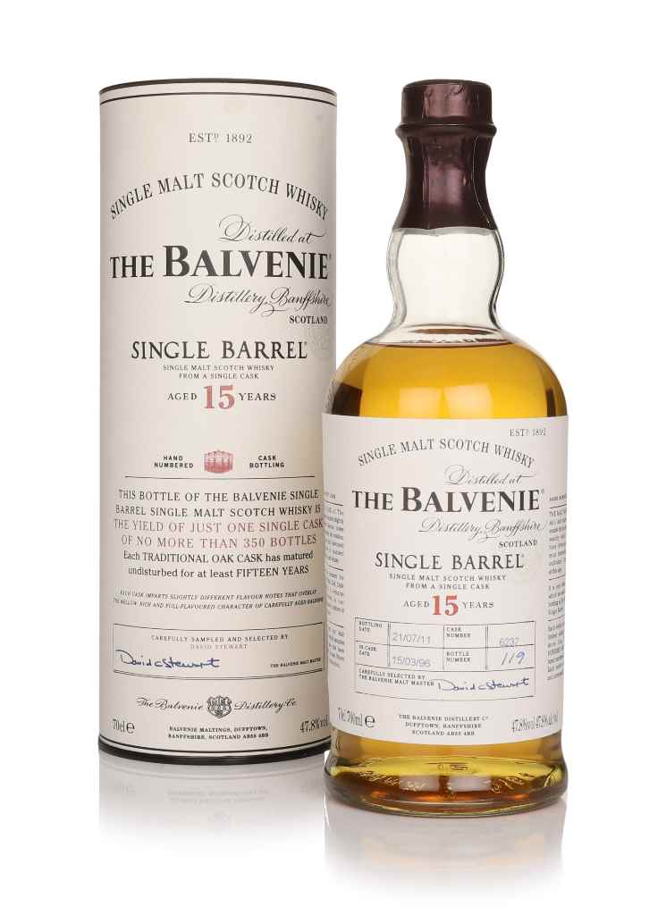 Balvenie 15 Year Old 1996 (cask 6237) Single Barrel 70cl product image