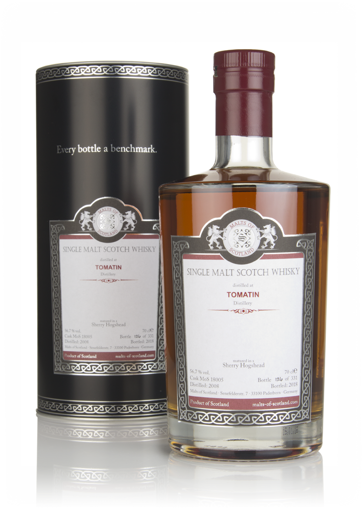 Tomatin 2008 (bottled 2018) (cask 18005) - Malts of Scotland 70cl product image