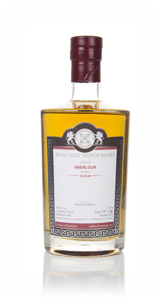 Aberlour 1990 (bottled 2017) (cask 17034) - Malts of Scotland 70cl product image