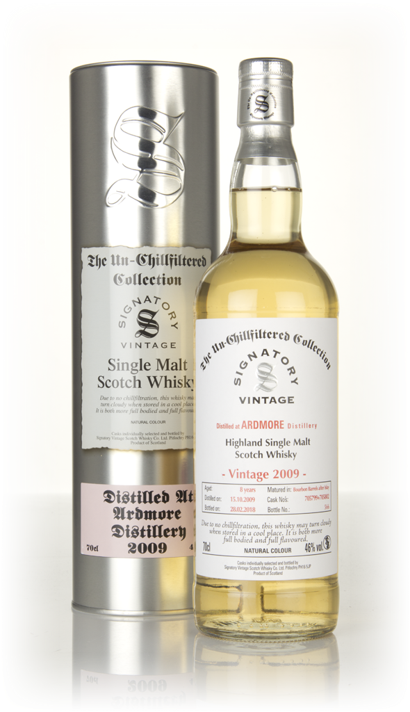 Ardmore 8 Year Old 2009 (casks 705799 & 705802) - Un-Chillfiltered Collection (Signatory) 70cl product image