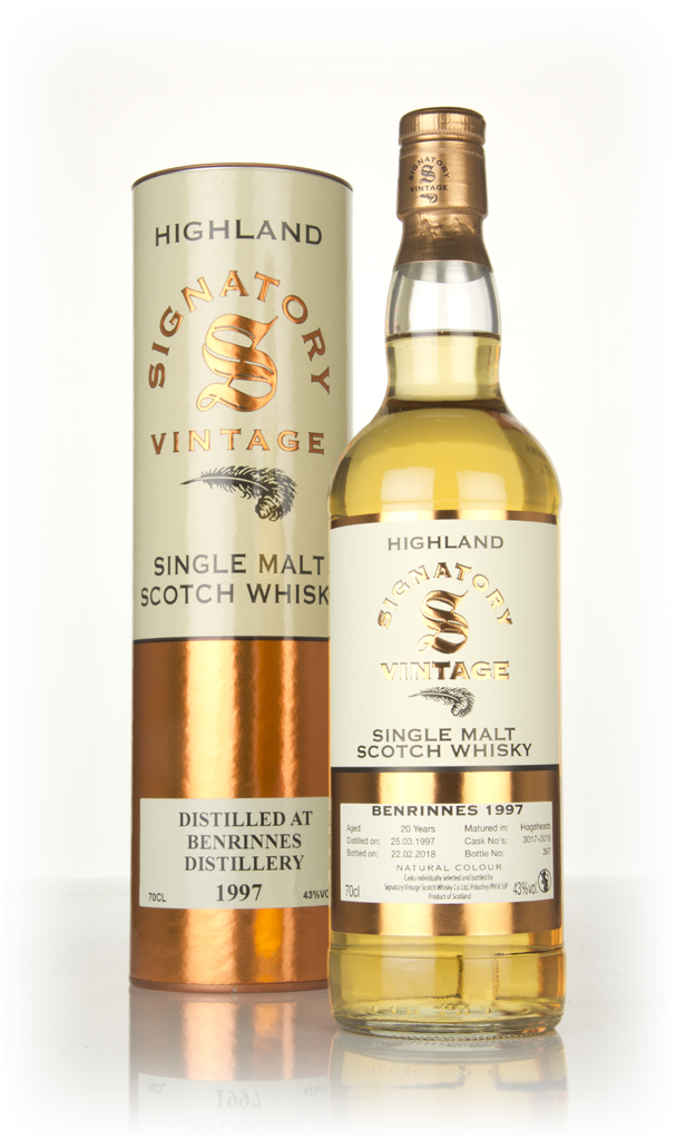 Benrinnes 20 Year Old 1997 (casks 3017 & 3018) - Signatory 70cl product image