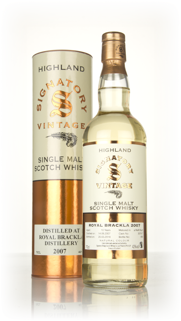Royal Brackla 10 Year Old 2007 (cask 307917) - Signatory 70cl product image