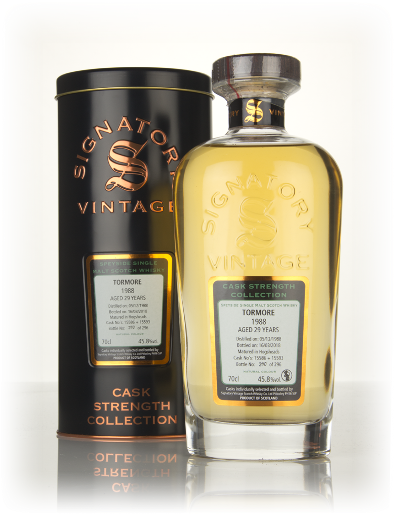 Tormore 29 Year Old 1988 (casks 15586 & 15593) - Cask Strength Collection (Signatory) 70cl product image