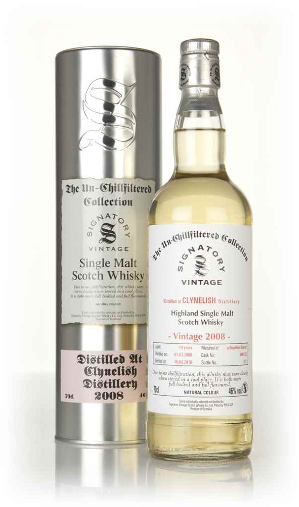 Clynelish 10 Year Old 2008 (cask 800122) - Un-Chillfiltered Collection (Signatory) 70cl product image