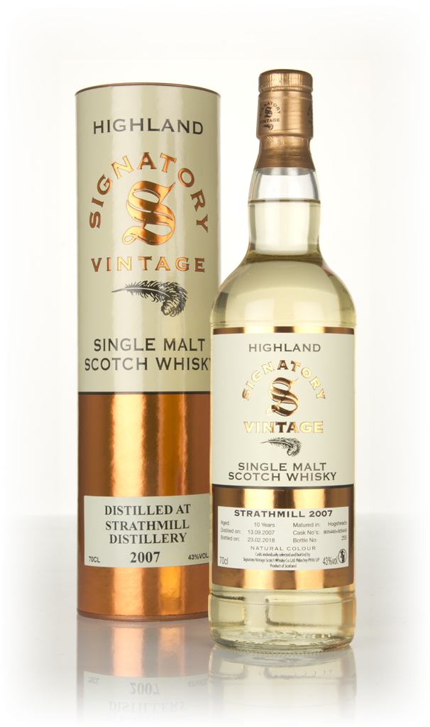 Strathmill 10 Year Old 2007 (casks 805448 & 805449) - Signatory 70cl product image