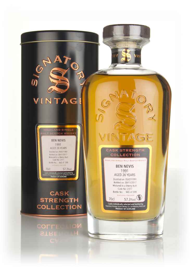 Ben Nevis 26 Year Old 1991 (cask 2377) - Cask Strength Collection (Signatory) 70cl product image
