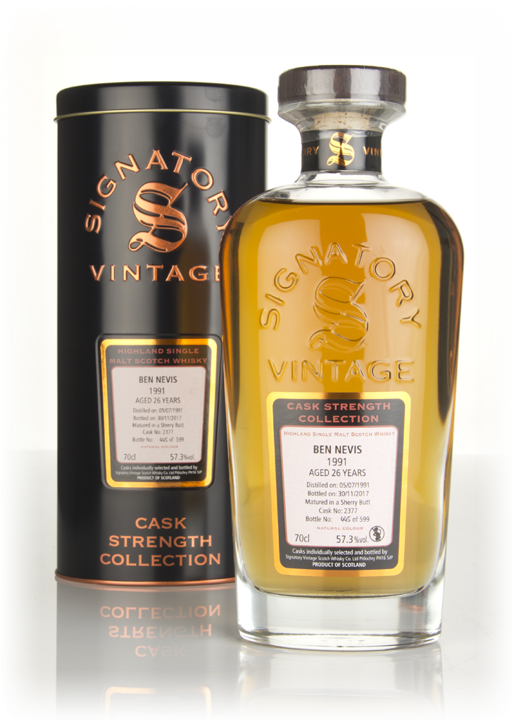 Ben Nevis 26 Year Old 1991 (cask 2377) - Cask Strength Collection (Signatory) 70cl product image