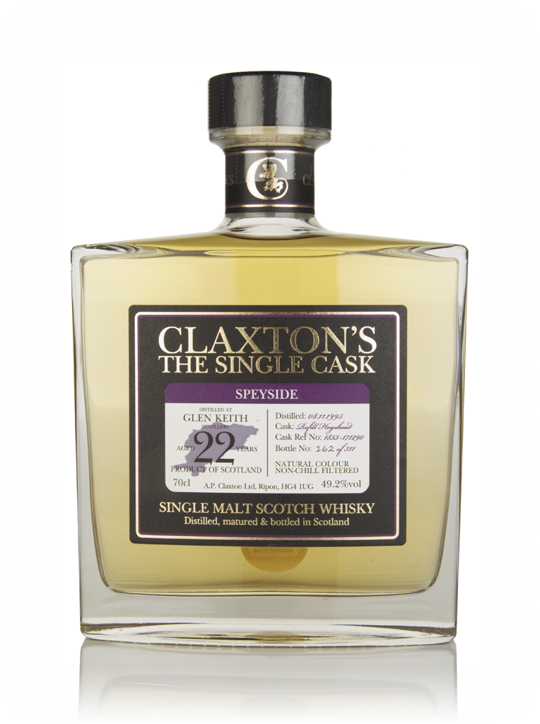 Glen Keith 22 Year Old 1995 - Claxton's 70cl product image