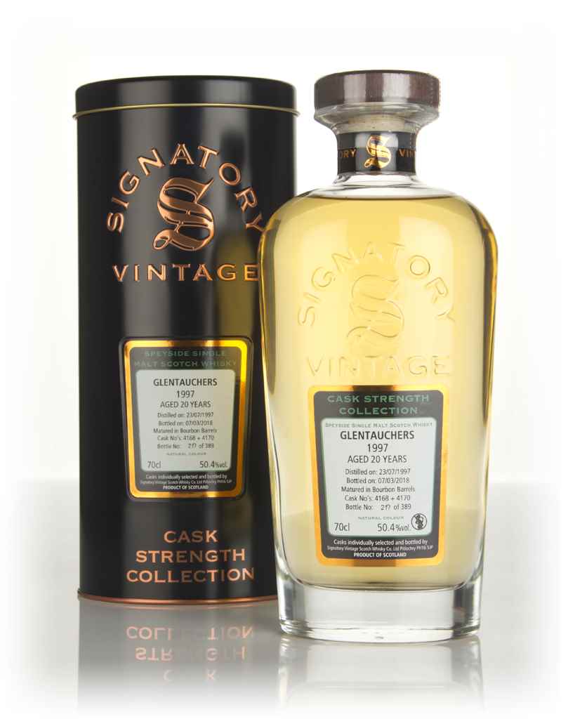 Glentauchers 20 Year Old 1997 (cask 4168 & 4170) - Cask Strength Collection (Signatory) 70cl product image