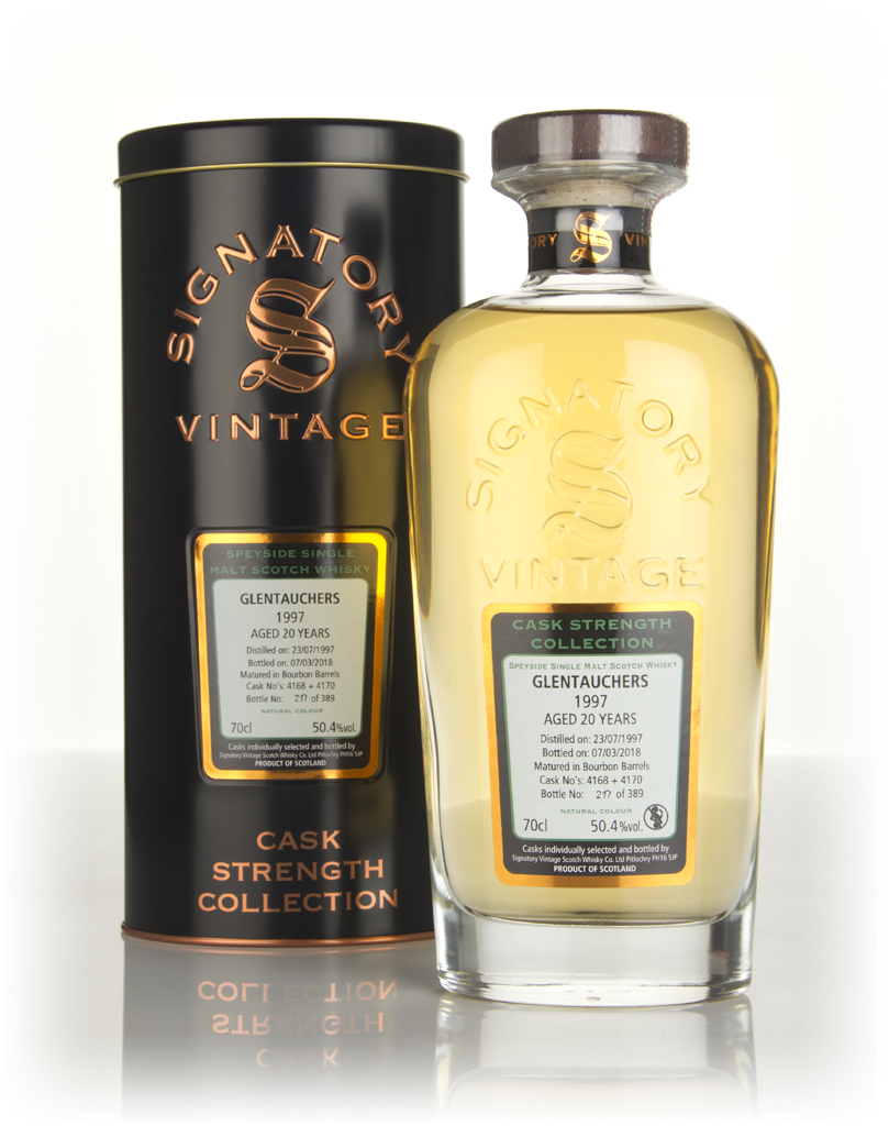 Glentauchers 20 Year Old 1997 (cask 4168 & 4170) - Cask Strength Collection (Signatory) 70cl product image